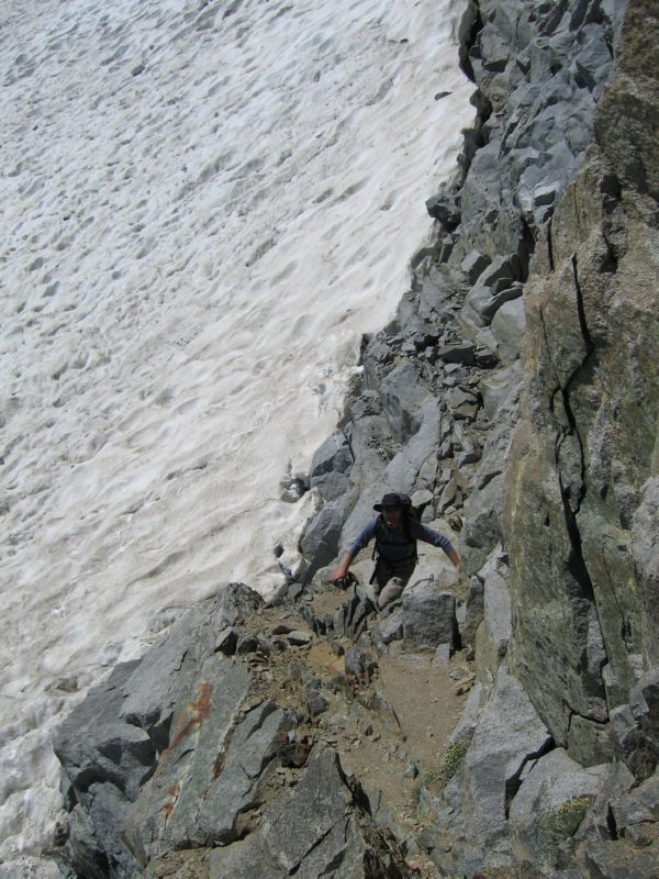 2007-08-12 Middle Palisade (21) Rich climbing